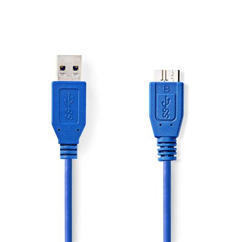 USB Cable | USB 3.2 Gen 1 | USB-A Male | USB Micro-B Male | 5 Gbps ...