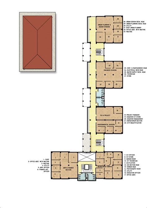 Town Hall Floor Plan - The Floors