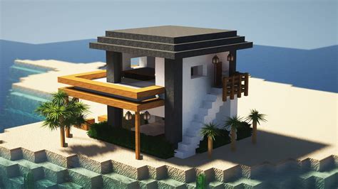 How To Build The Best Exotic Beach House - Minecraft RTX - YouTube