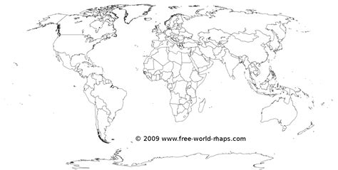 World Political Map Print - Glynis Frederique