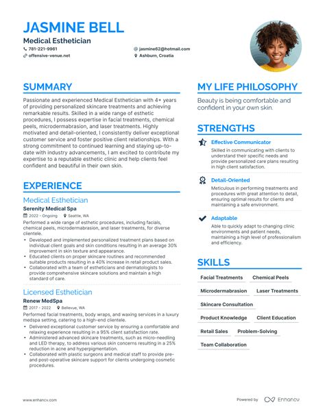 3 Medical Esthetician Resume Examples & How-To Guide for 2024