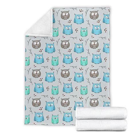 Owl Blanket / Owl Throw Blanket / Owl Fleece Blanket / Owl | Etsy