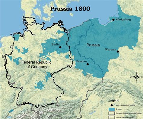 Map Of Germany And Prussia - Domini Hyacintha