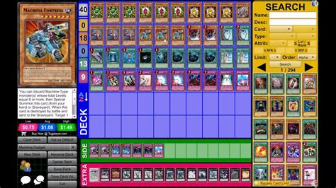 Yu-Gi-Oh! Machina Gadget Deck March 2013 Format - YouTube