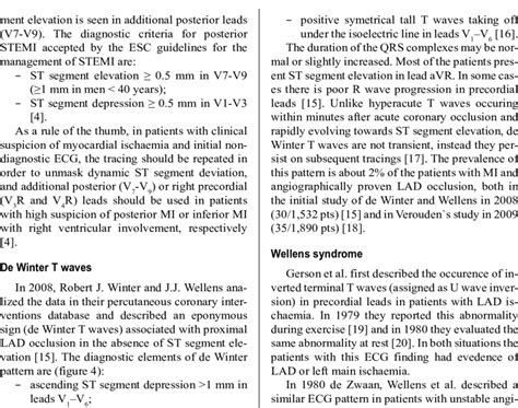 ECG fulfilling the criteria for posterior myocardial infarction ...