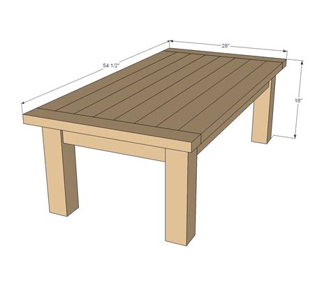 Coffee Table Design Woodworking Plans Free PDF Download