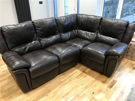 SCS leather reclining corner sofa | in Melton Mowbray, Leicestershire ...