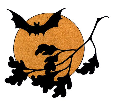 16 Bat Clip Art Images: (Vintage Halloween)! - The Graphics Fairy