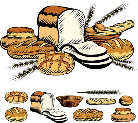 Royalty Free Bread Basket Clip Art, Vector Images & Illustrations - iStock