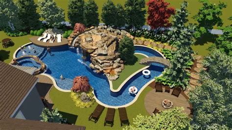 Lucas Lagoons Design Renders - Lucas Lagoons Design Pool Designer