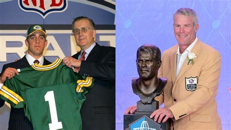 Rookie Aaron Rodgers once struggled to fit in with the Brett Favre-led ...