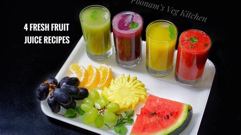 Refreshing Fruit Juice Recipes - Best Cold Press Juicer