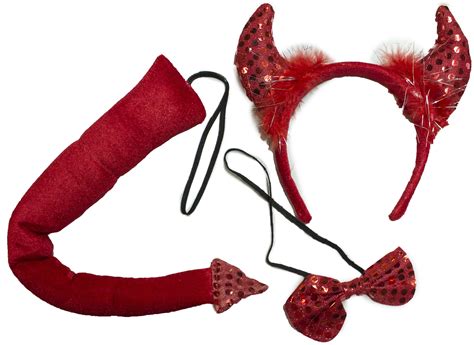 Halloween Costume Accessory 3 Piece Devil Kit - Walmart.com