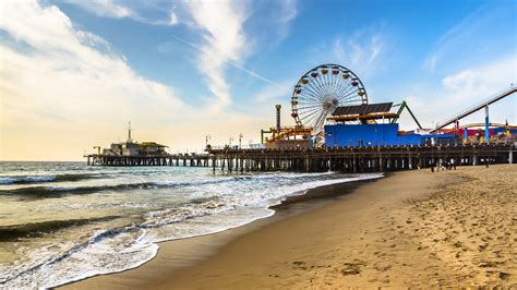 Santa Monica Beach Wallpaper 1920x1080 56326 - Baltana