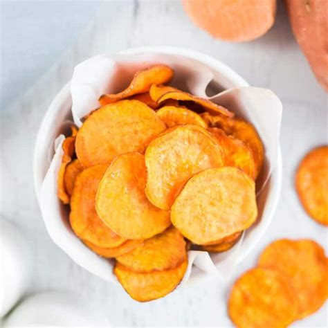 Baked Sweet Potato Chips | Crispy, Oven-Baked Homemade Chips