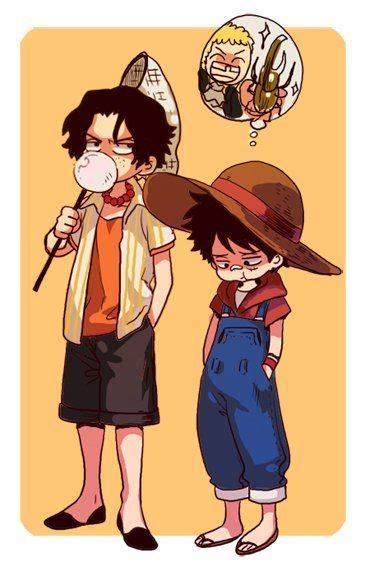 ASL Brothers Portgas D Ace Monkey D Luffy One Piece | Ace and luffy ...