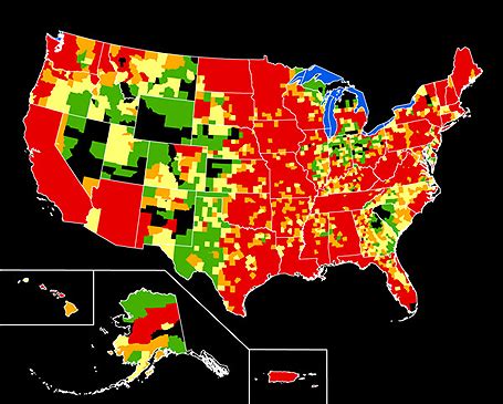 Flood Hazard Risk Map for U.S.