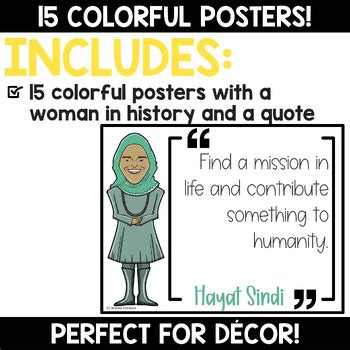 Back to School Classroom Posters Decor Women in STEM Posters by Monica ...