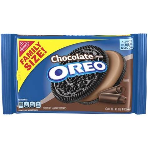 Nabisco Oreo Family Size Chocolate Cookie - Grocery Heart