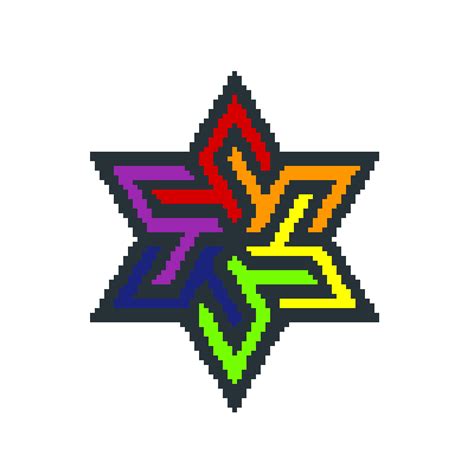 Pixilart - Rainbow Pixel Art by Demon