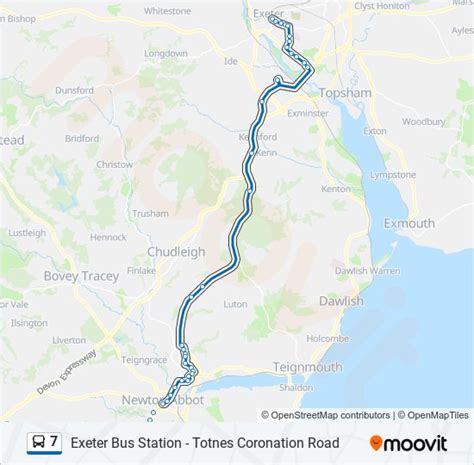 7 Route: Schedules, Stops & Maps - Exeter City Centre (Updated)