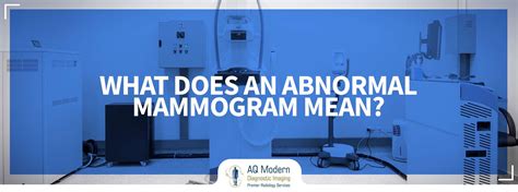 Abnormal Mammogram Diagnosis | AQ Imaging Network