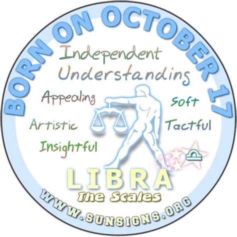 October 17 Zodiac Horoscope Birthday Personality - SunSigns.Org