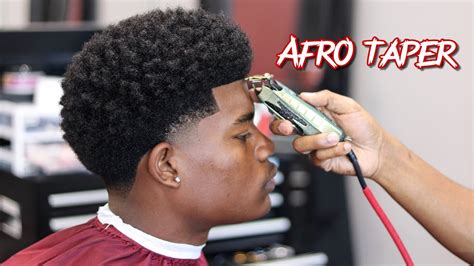 Afro Taper Fade Design