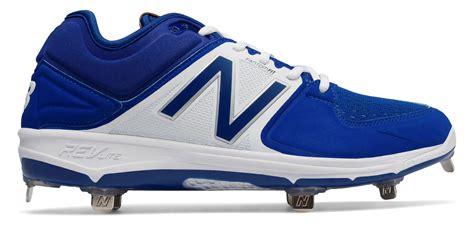 New Balance Men's 3000v3 Low Metal Baseball Cleats Royal/White 15 ...