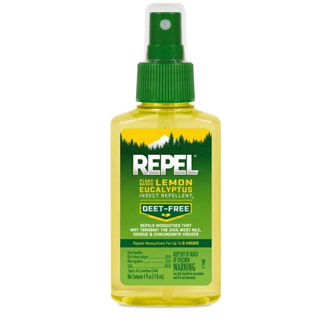 Repel 4 oz. Plant-Based Mosquito and Insect Repellent DEET-Free Pump ...