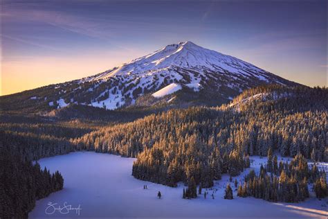 Mount Bachelor Sunrise From Todd Lake by Zack Schnepf on 500px | Best ...