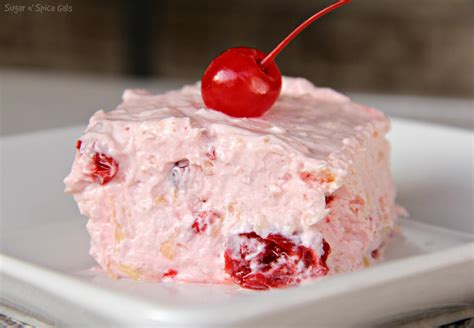 Frozen Cherry Salad - Sugar n' Spice Gals