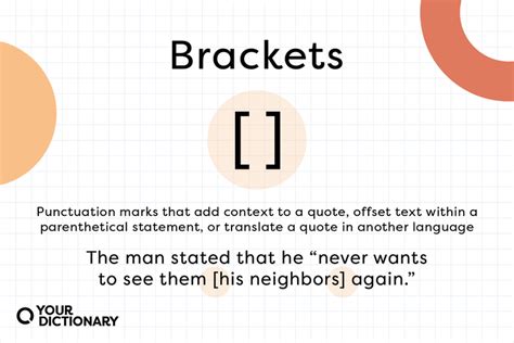 How and When To Use Brackets In Grammar [ ] | YourDictionary