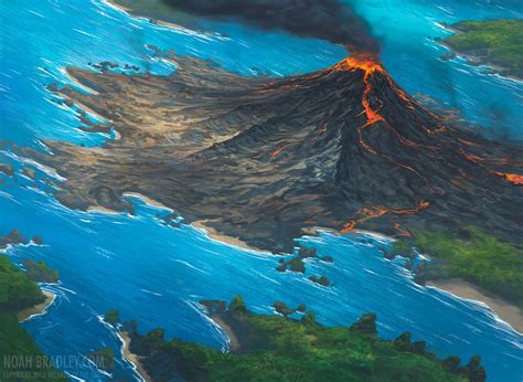 Volcanic Island by ~noahbradley on deviantART | Fantasy landscape, Mtg ...