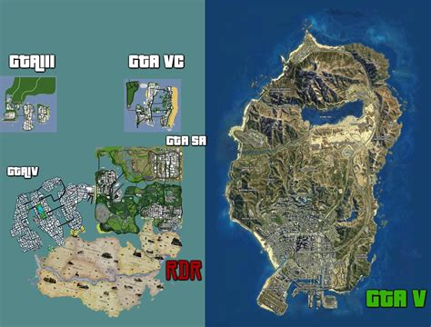 Comparing Maps of Past Rockstar Games