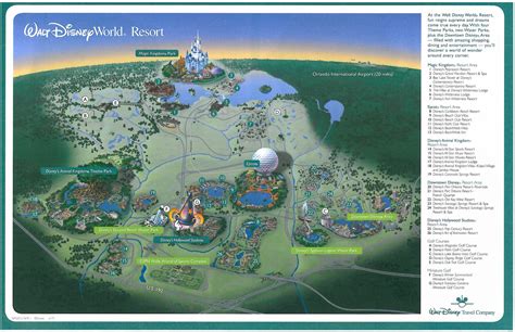 Walt Disney World Resort Map - Enchanted Honeymoons