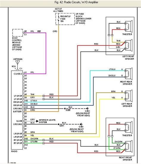 Chevy Malibu Factory Stereo Wiring Diagram - ChevyWiringDiagram.com