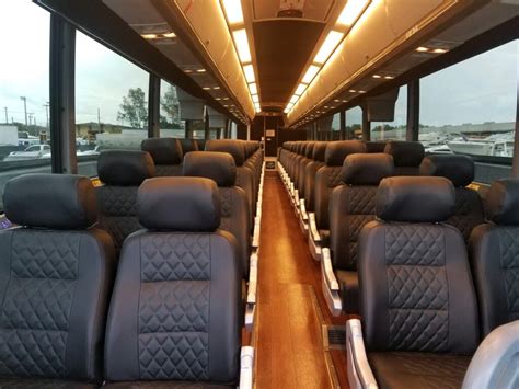 COACH BUS - 57 PASSENGERS Interior - Alpha Transportation Services