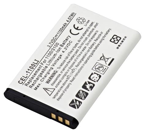 UltraLast Lithium-Ion Battery for Select Nokia Cell Phones CEL-1100LI ...