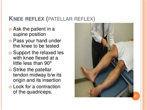 method of physical examination of central nervous system