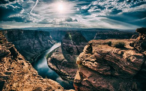 Horseshoe Bend Aerial View Wallpapers - Wallpaper Cave