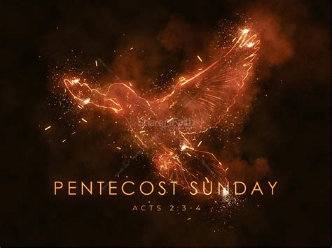 Fire Of The Spirit Pentecost Sunday Title Graphic | Clover Media