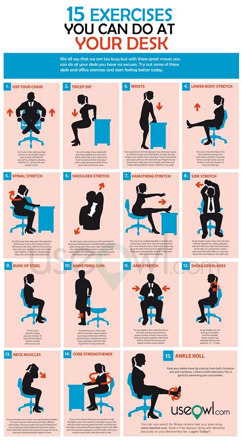 Office Desk Exercises Abs | Workout at work, Office exercise, Desk workout