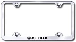 Acura Laser Etched Stainless Steel License Plate Frame - XXXLF-ACU-SERIES