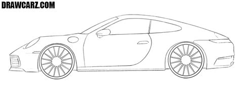 How to Draw a Porsche 911