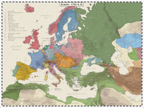 Europe 1765 European Map, European History, World History, Ancient ...