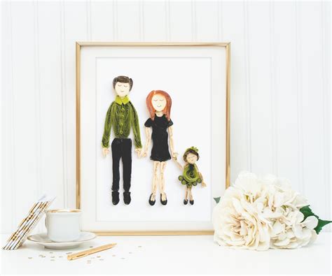 Custom Portrait Family Portrait Personalized Family