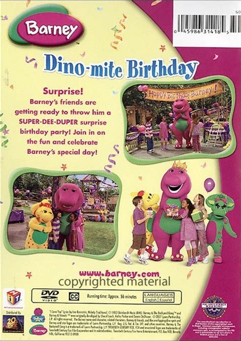 Barney: Dino-Mite Birthday (DVD) | DVD Empire