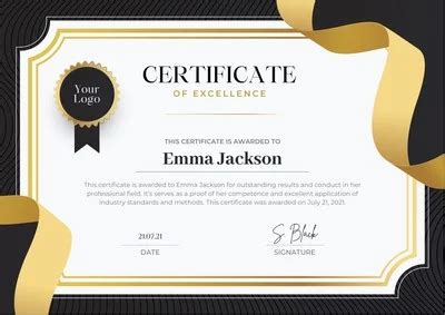 Free, printable, and customizable certificate templates | Canva ...