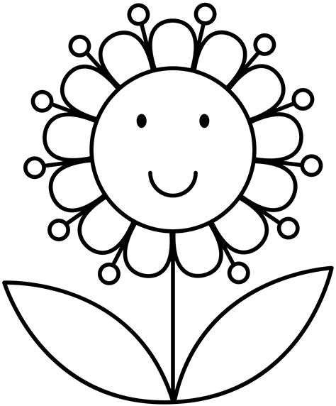 Easy Coloring Pages For Kindergarten - bellajapapu